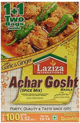 Laziza East End Achar Gosht 100G (Pack of 6)