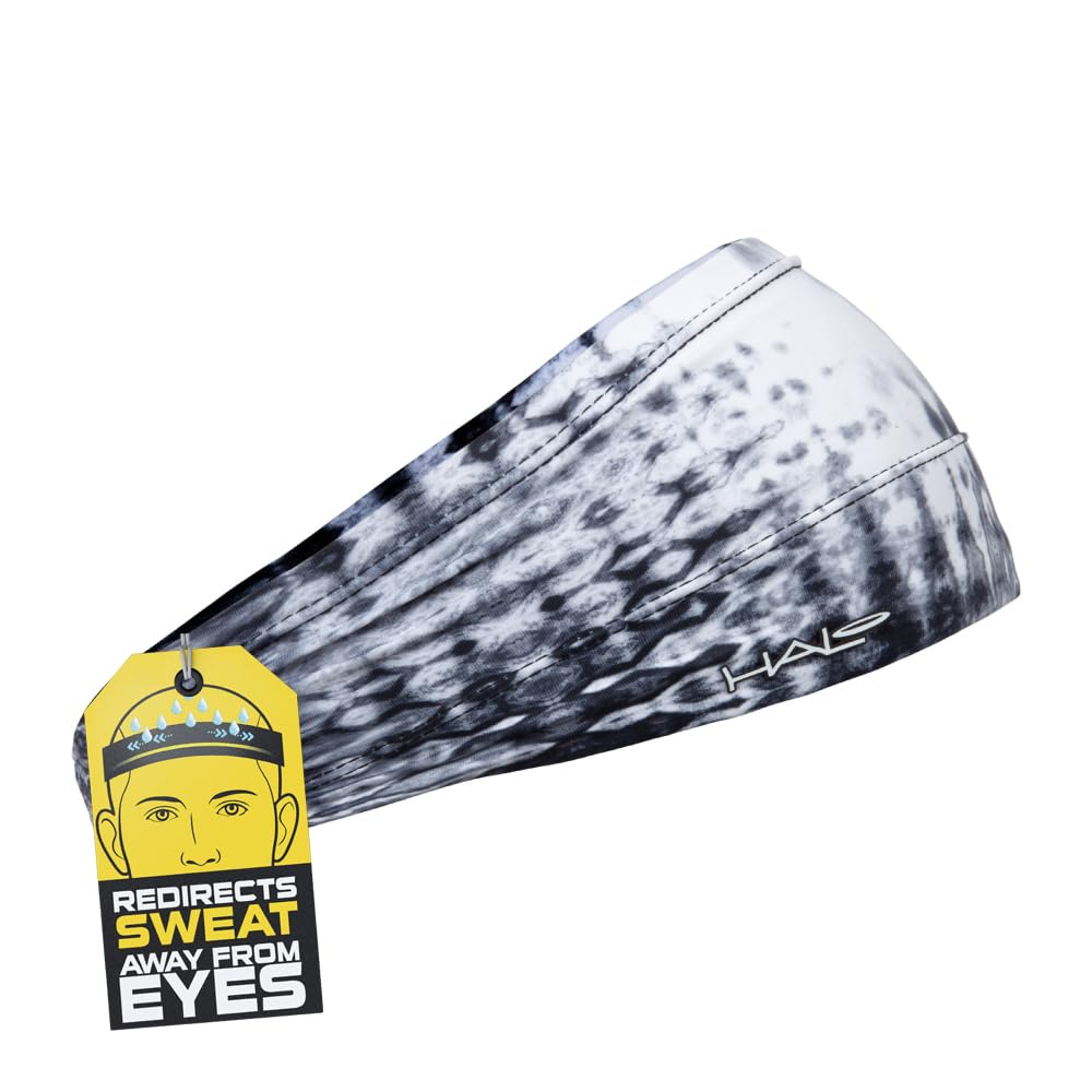 Halo Diadema Bandit - Banda ancha para el sudor para mujeres y hombres, Storm