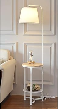 Stehlampe Ultradunne Stehleuchte Aus Weichem Stoff Moderne Stehleuchte Mit Regal Lampenhalter Fur Wohnzimmer Vertikale Leselampe Wohnzimmer Buro Schlafzimmer Nachttischlampe Farbe Weiss Amazon De Kuche Haushalt