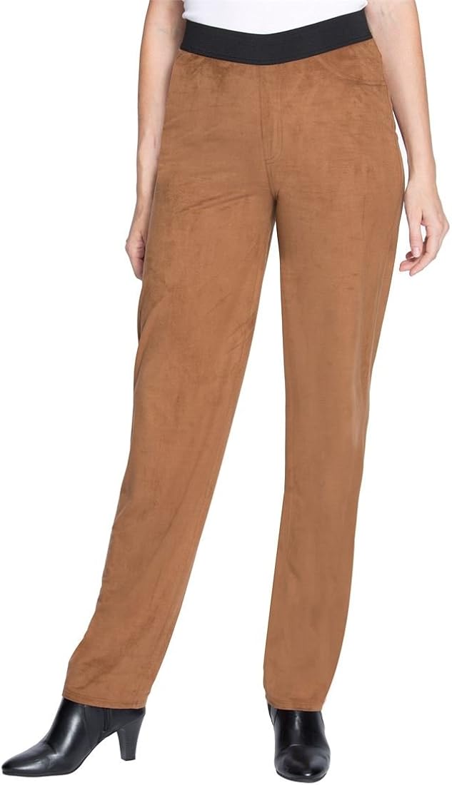Woman Within Plus Size Stretch Moleskin Pants at Amazon Women’s