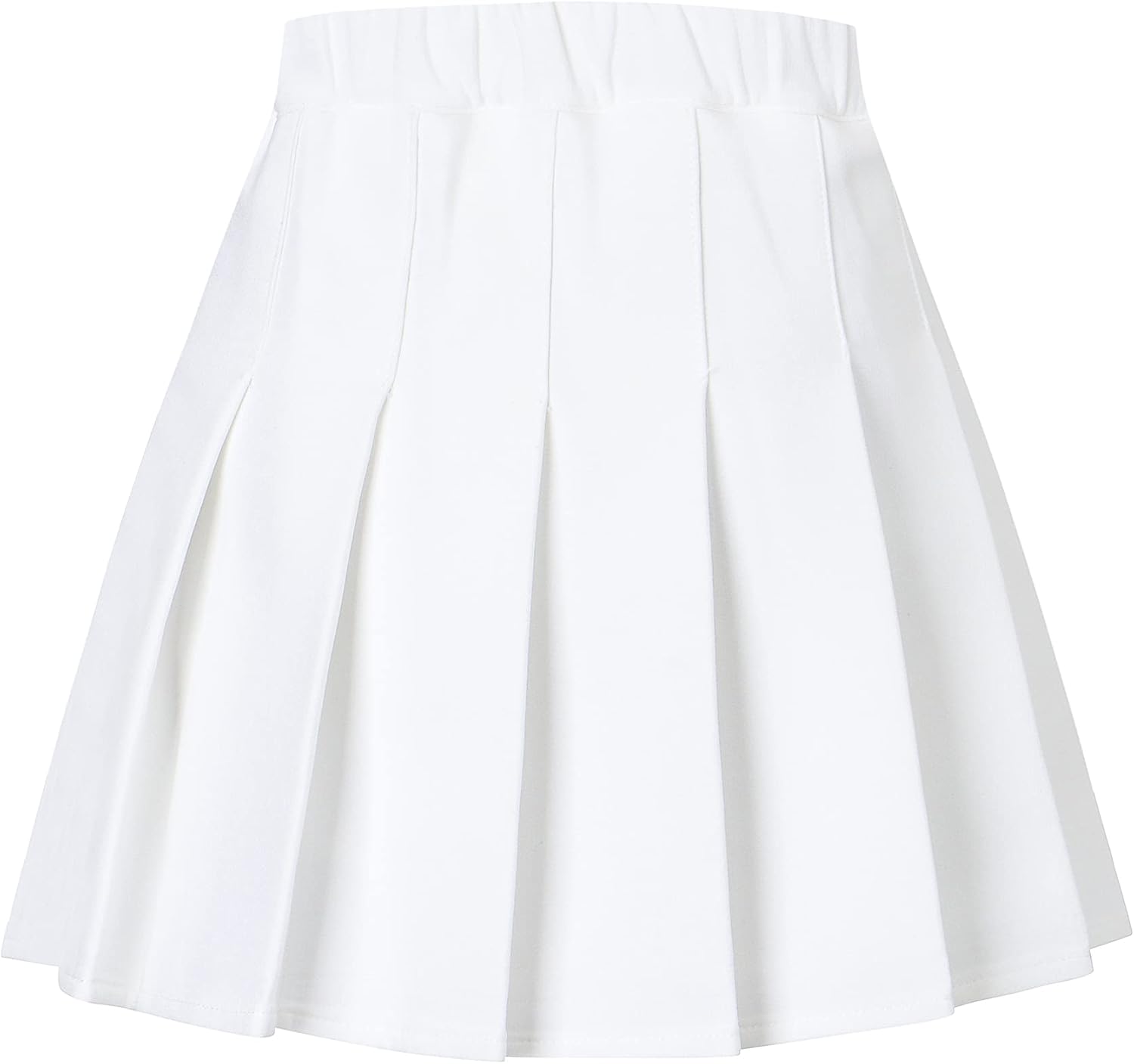 SANGTREE Girls Women's Pleated Skirt with Comfy Stretchy Band, 2 Years - US 2XL: Clothing