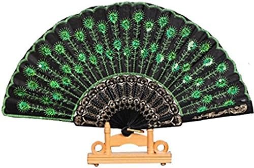 Hand Fan Foldable Fan Wedding Bridal Party Favors Gifts Home Decor Pocket Fan(1 pack)