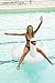 SunnyLife Women's Inflatable Swan, White, One Size