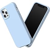 RhinoShield Case Compatible with [iPhone 12/12 Pro] | SolidSuit - Shock Absorbent Slim Design Protective Cover with Premium Matte Finish 3.5M / 11ft Drop Protection - Glacier Blue