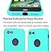 Pofesun Silicone Phone Case Compatible for iPhone 7/ iPhone 8, 6 Pack Shockproof Soft Flexible TPU Case Cover Fit for iPhone 7 (2016)/iPhone 8 (2017) 4.7 Inch-Black,White,Pink,Red,Cyan,Royal Blue