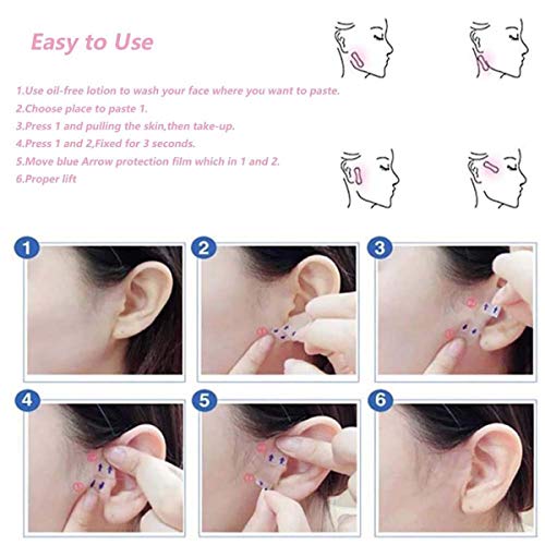 Yesbaby 40pcs V-Shape Face Maker Facial Label Lift Up Chin Adhesive Tape