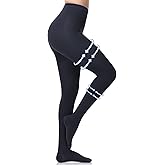 Beister Medical Compression Pantyhose for Women Men, Opaque Closed Toe 20-30mmHg Graduated Support Tights, Waist High Compression Leggings for Varicose Veins, Edema, Flight, DVT