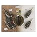 JSHANMEI Carp Fishing Inline Method Feeders Set with Easy Release Mould Coarse Carp Fishing Bait Accessories