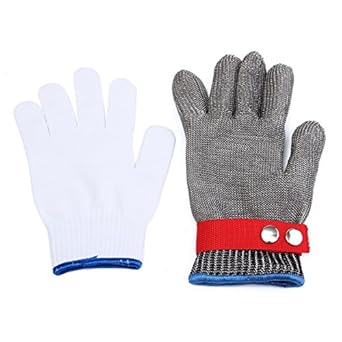 steel mesh gloves amazon