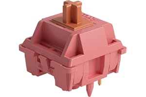 Akko Rosewood Keyboard Switch for Mechanical Gaming Keyboard, 5-Pin 40gf Linear Switches (45pcs)