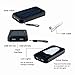 Foreverrise Solar Charger 15000mAh High Capacity Solar Panel Power Bank Portable Battery Pack Bright LED lights Dual USB Solar Battery Charger for Cell Phone,Tablet and othersUSB Devices(Black)