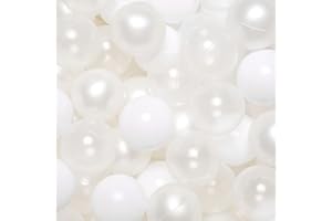 TRENDPLAY Plastic Balls for Ball Pits 2.2 Inch, Pack of 50 100 200 500 Hollow Balls, Perfect for Toddler Baby Pools,Party,Festival Decoration