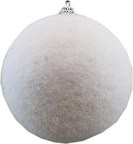 Immagini Sfere Natalizie.Joy Christmas Set Da 6 Sfere Natalizie Floccate Bianche 10 Cm Decorazioni Natalizie Amazon It Casa E Cucina