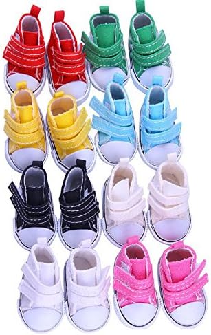 gperw Hot 14 Inch Girl Shoes Doll Dress Toy Dollhouse Accessories Doll Clothes Girls' Gifts (Blue)