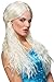 Platinum Barbarian Bride Costume Wig