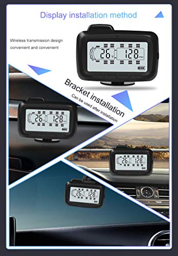 B-Qtech New TPMS Tire Pressure Monitoring System Wireless RV TPMS with 10 Sensors for Car Truck Motorhome Tow Travel Trailer Real Time Pressure and Temperature Support Max 22 Tires - Thumbnail 4