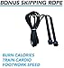 Boxing Reflex Punching Fight Ball + Jump Rope Boxing Equipment Training Set. MMA Equipment. for Fitness, Speed, Agility, Skill and Fun. 1 Size fits All Lightweight Headband for Kids and Adults.