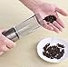Salt and Pepper Grinder Set - Stainless Steel with Recipe eBook & Guide - Pure Ceramic Grinders 2 in 1 Dual Mill - by Kitchen Saviors
