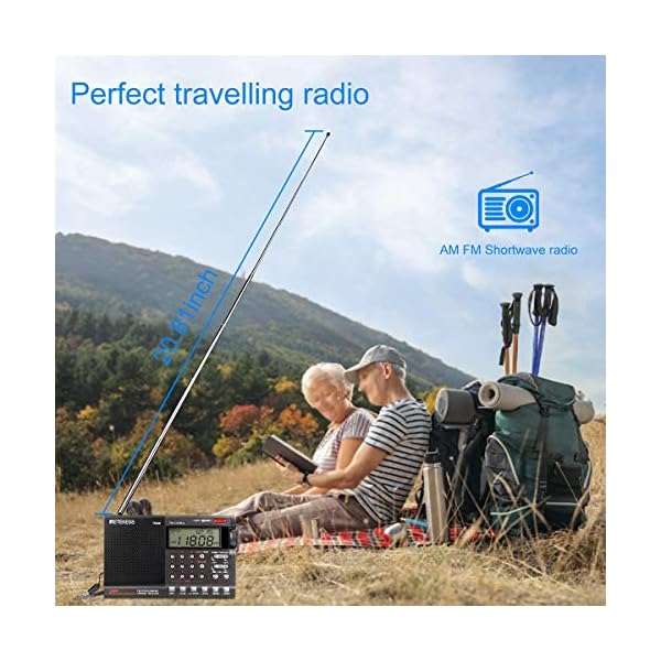 Radio Retekess TR608 Am FM Onda Corta Banda Aerea DSP - Imagen 4