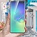 [2 Pack] Galaxy S10 Plus Screen Protector,Updated Version-Zone Support Fingerprint Unlock [No Bubbles][Case Friendly] Tempered Glass Screen Protector Compatible with Samsung Galaxy S10 Plus(Clear)