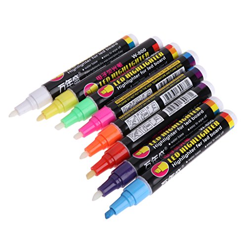 Qupida 1 pcs Queen Bee Marking Pen Fluorescent 8 Color Beekeeping Tools Plastic Marker Supply (O)
