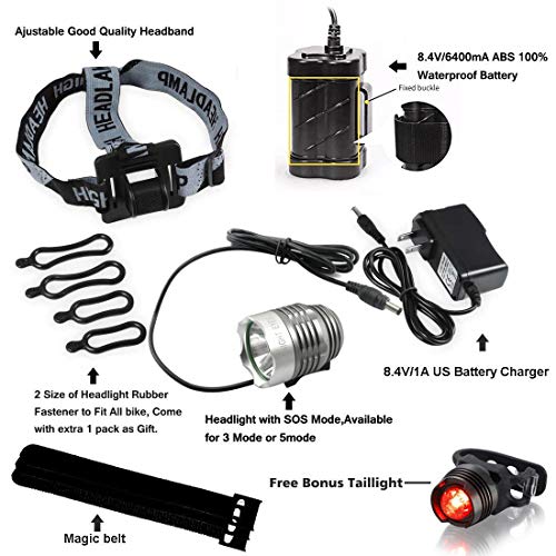 Night Eyes 1200 Lumens Mountain Bike Headlight Bike LED Light