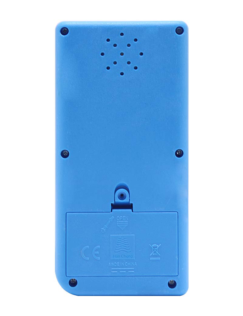 Retro Big Screen Brick Game Console 9999 in 1 Tank/Racing/Shooting Casual Puzzle Game Adjustable Difficulty and Speed Small and Easy to Carry Best Gifts (Blue)