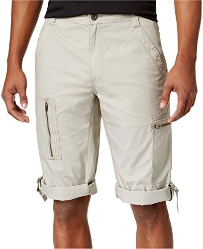 INC International Concepts Men's Foster Messenger Shorts (30, Seashell)