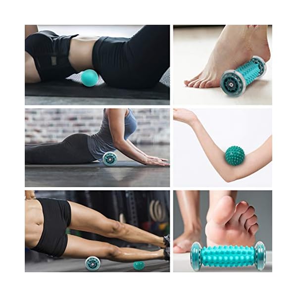 GLEBY-Foot-Massage-Roller-Kit-Muscle-Massage-Stick-for-Plantar-Fasciitis-with-Spiky-Balls-and-Muscle-Roller-Stick-for-Muscle-Soreness-Muscle-Recovery-Trigger-Point-Therapy-Myocardial-Release GLEBY Foot Massage Roller Kit, Muscle Massage Stick for Plantar Fasciitis, Spiky Massage Balls and Muscle Roller Stick…