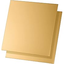 2 Pcs Brass Plate Sheet 6 X 6 X 18 | Sri Lanka - View #2