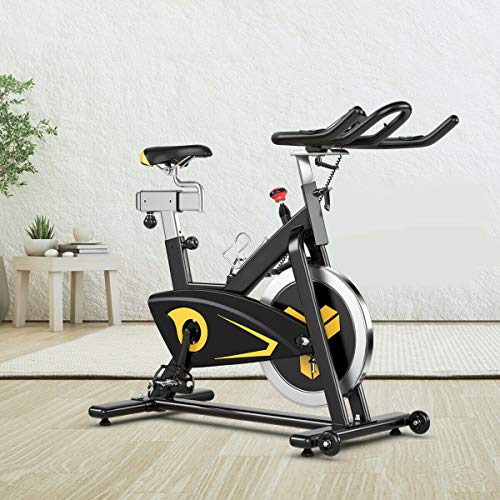goplus stationary exercise magnetic cycling bike review