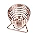 LandFox Makeup Beauty Stencil Egg Powder Puff Sponge Display Stand Drying Holder Rack,Triangle (Rose Gold)