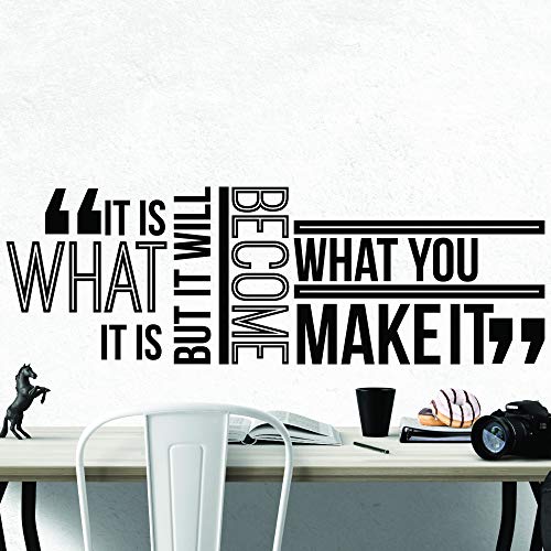 My Vinyl Story It is What it is Inspirational Wall Decal Motivational Office Decor Quote Inspired Mo - //coolthings.us