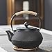 Hwagui - Cast Iron Teapot With Stainless Steel Infuser For Loose Leaf Tea And Teabags, Cast Iron Tea Kettle Stovetop Safe, 800ml/27oz