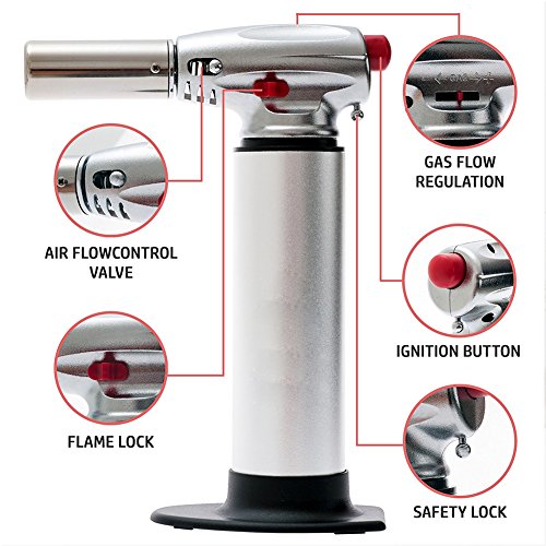 Kitchen Torch Butane Torch Blow Torch Culinary Cooking Chef Torch Creme