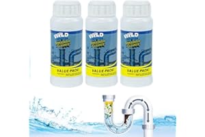 ANSEETRY Wild Tornado Drain Cleaner, Wild-Tornado Strengthfully Sink and Dredge Deodorant, Chemical Powder Agent for Pipe Toilet Kitchen Dredging (3pcs)