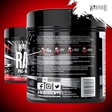 Warrior Rage Pre Workout Powder 392g 45 Servings Savage Strawberry 300mg view 2