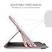 GUAGUA New iPad 2018 9.7 Case iPad 2017 9.7 Case Glitter 360 Degree Rotating Stand Full Body Cover Stylus Holder Smart Auto Wake/Sleep Protective Case for iPad 9.7 inch 2018/2017 Rose Gold