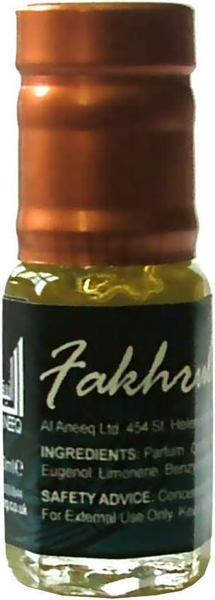 Al Aneeq Fakhrul Oudh Perfume Oil 3ml - Oriental Woody Spicy Amber Vanilla Musk