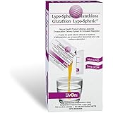 LivOn Laboratories Lypo-Spheric Glutathione 30 Packets (Net 6 fl oz) | 450 milligrams Glutathione Per Packet | Liposome Encap