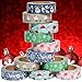 ARTIT Washi Tape Set | Special Christmas Edition | 33 feet Long, 0.6 inch Wide | 6 Decorative Rolls | Holiday Festive Masking Tapes | DIY Xmas Crafts, Greeting Cards, Tree Decorations, Gift Wrapping