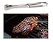 OLIVIA & AIDEN 6 Piece Stainless Steel BBQ Accessory Set - BBQ Spatula, BBQ Tongs, BBQ Fork, Grill Scrubber Brush, Meat Thermometer, Heat Resistant BBQ Glove and Carry Case - Great Value BBQ Tool Set