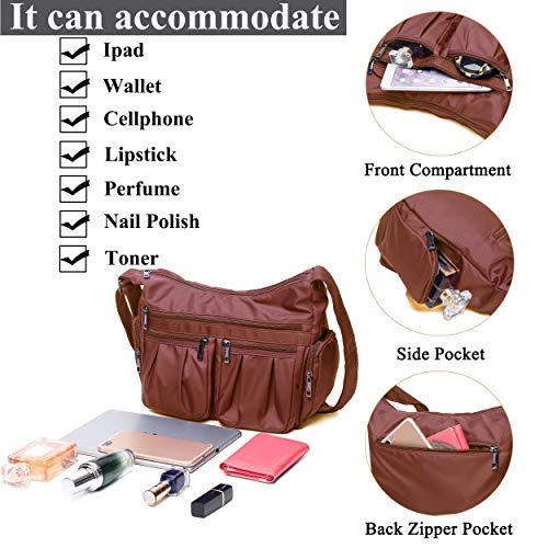 4 Crossbody+Pocket+Shoulder+Waterproof+Handbags