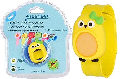 All Natural Mosquito Repellent Cartoon Bracelet For Kids, Best Organic Bug Insect Repellents For Infant Baby and Toddler, No Deet, Waterproof, No Spray, Pet Safe Include 2 Refills-Yellow Bird All Natural Mosquito Repellent Cartoon Bracelet For Kids, Best Organic Bug Insect Repellents For Infant Baby and Toddler, No Deet, Waterproof, No Spray, Pet Safe Include 2 Refills-Yellow Bird