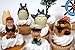 TOTORO and FRIENDS 18 Piece Birthday CUPCAKE Topper Set Featuring 14 Random Totoro and Friends Figures - Decorative Themed Accessories, Figures Average 1