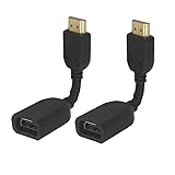 Seadream 2Pack Gold Plated HDMI Male to Female 360