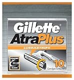 Gillette AtraPlus Cartridges with Lubrastrip, 10-Count Packages (Pack of 2)