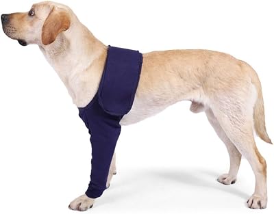 DONGKER Anti-Lick Protect Sleeve for Dogs Front Leg Recovery XL
