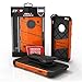 Zizo BOLT Series compatible with iPhone 6 Plus Case Military Grade Drop Tested Tempered Glass Screen Protector Holster iPhone 6S Plus ORANGE BLACK