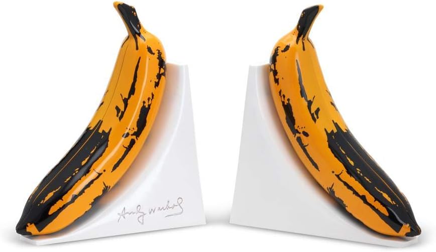 Andy Warhol Banana Bookends by Kidrobot